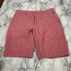 J. Crew Rivington Pink Shorts size 33 Waist 100% Cotton